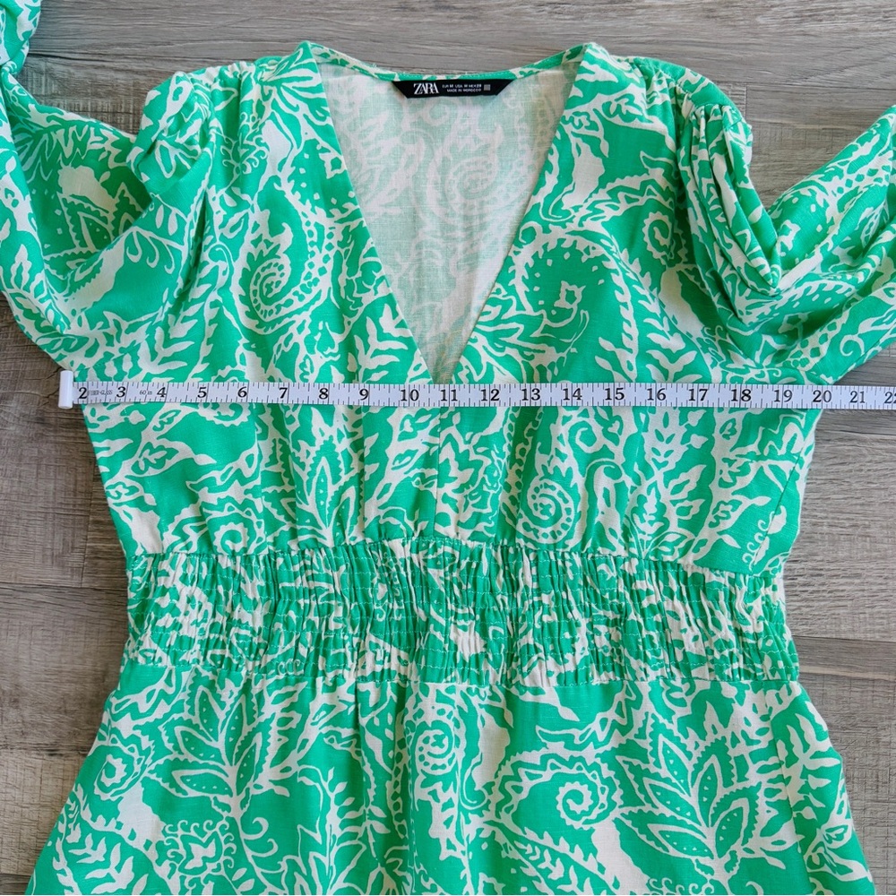 Zara Linen Blend Dress (size M) - Picture 7 of 14